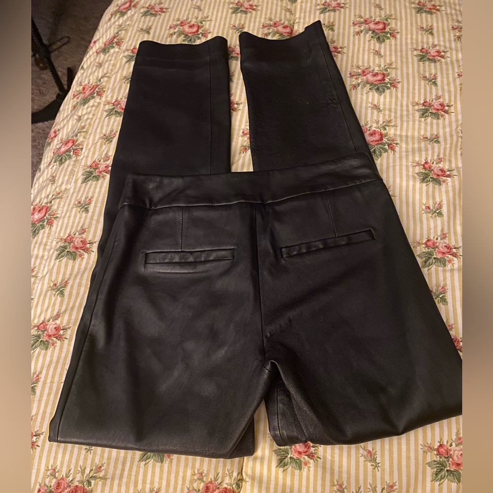 Milly Black Straight Leg Pants